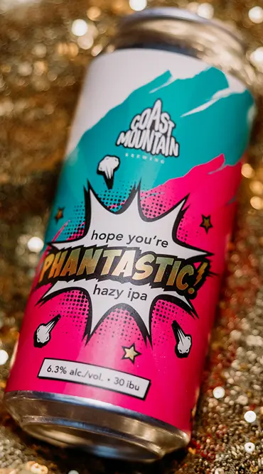 Coast Mountain Brewing Hope You're Phantasic Hazy