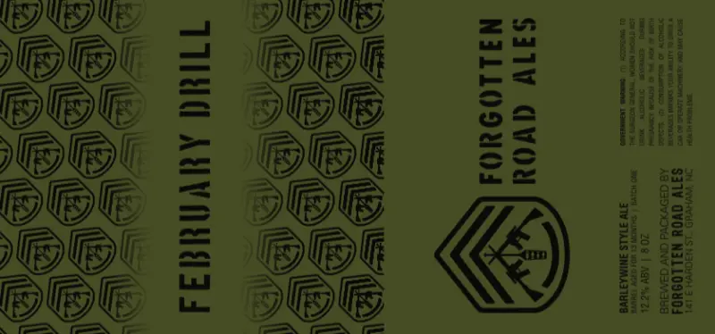 Forgotten Road Ales February Drill - Batch 1