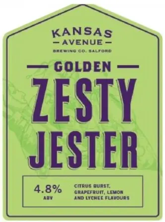 Hydes Brewery Kansas Avenue Zesty Jester