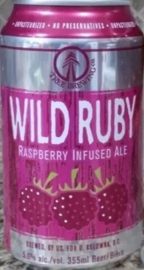 Tree Brewing Wild Ruby Raspberry Infused Ale