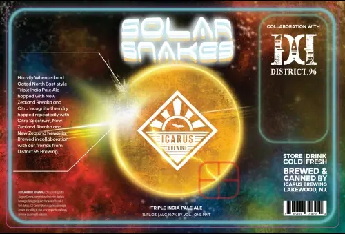 Icarus Brewing Solar Snakes