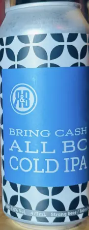 R & B Brewing Company Bring Cash