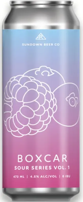 Sundown Beer Company Boxcar - Raspberry & Blueberry