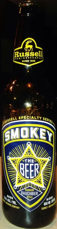 Russell Brewing Company Smokey the Beer