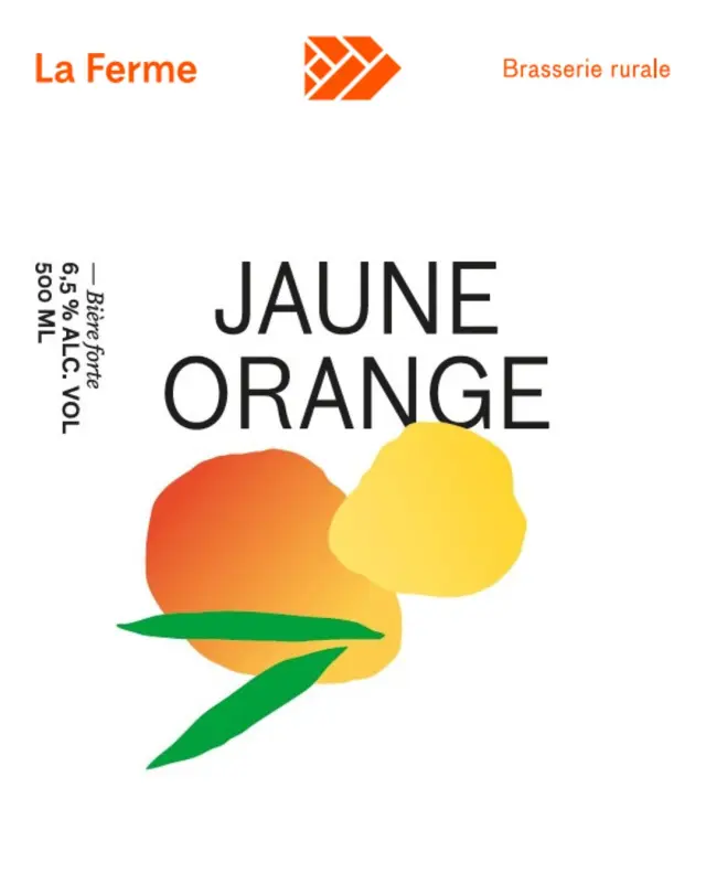 La Ferme Brasserie Rurale Jaune Orange