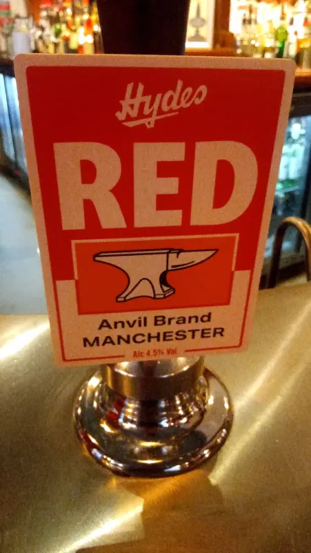Hydes Brewery Anvil Brand Red