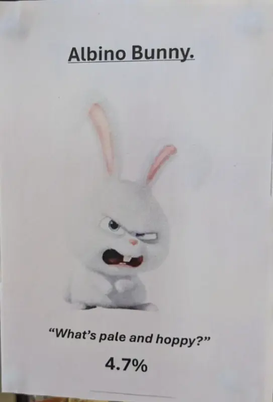 Stewart Brewing Albino Bunny