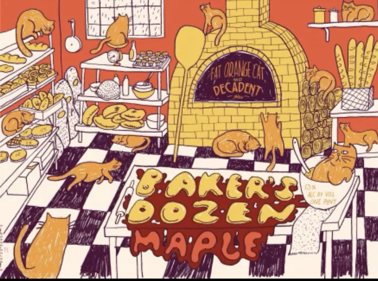 Fat Orange Cat Brew Company Bakers Dozen - Maple