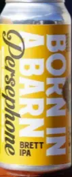 Persephone Brewing Born in a Barn Brett IPA