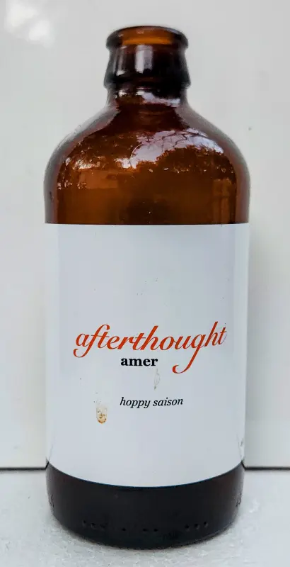 Afterthought Brewing Company Amer Batch # 600