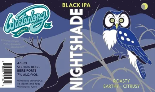Winterlong Brewing Nightshade Black IPA