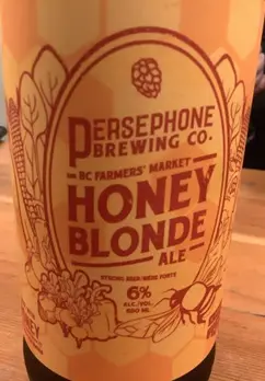 Persephone Brewing Honey Blonde