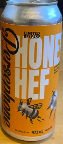 Persephone Brewing Honey Hef