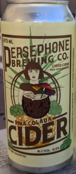 Persephone Brewing Pina Colada Cider