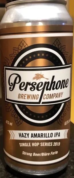 Persephone Brewing Single Hop Series Hazy Amarillo IPA