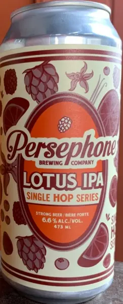 Persephone Brewing Single Hop Series Hazy Lotus IPA