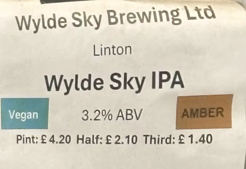 Wylde Sky Brewing IPA