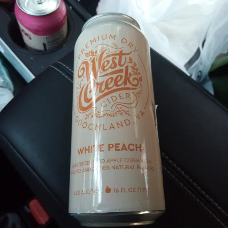 Hardywood Park Craft Brewery West Creek Cider - White Peach