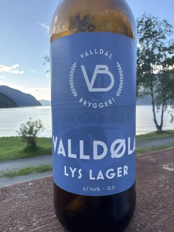 Valldal Bryggeri Valldøla Lys Lager