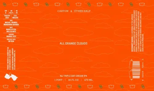 Carton Brewing All Orange Clouds