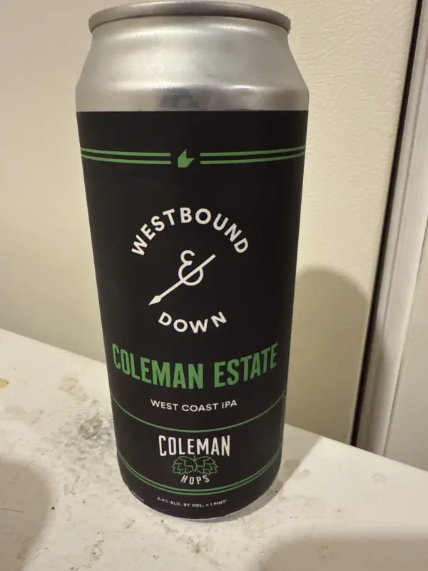 Westbound & Down Brewing Company Coleman Estate
