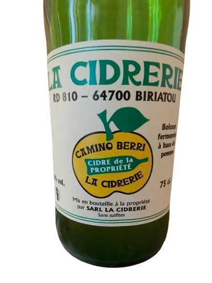 La Cidrerie Biriatou Camino Berri