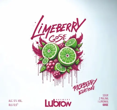 Browar Lubrow Limeberry Gose Raspberry Edition