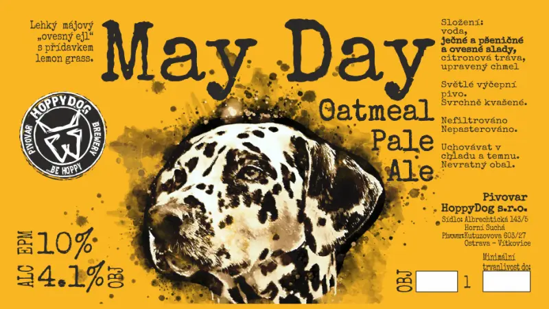 HoppyDog May Day - Oatmeal Pale Ale