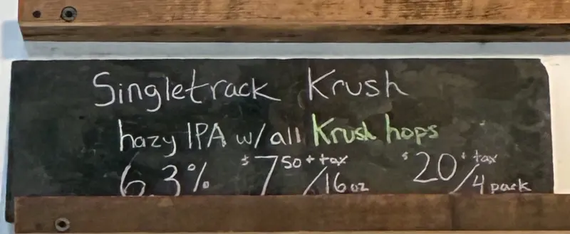 Allegheny City Brewing Single Track: Krush