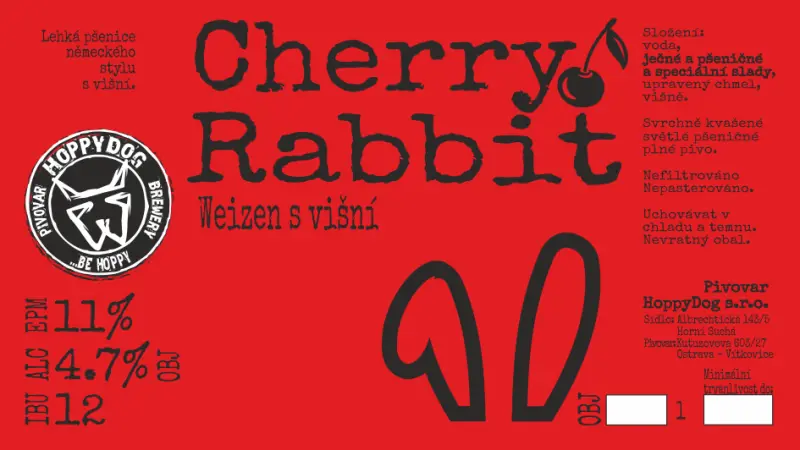 HoppyDog Cherry Rabbit
