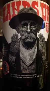Tin Whistle Brewing Company Hands Up! Red Ale