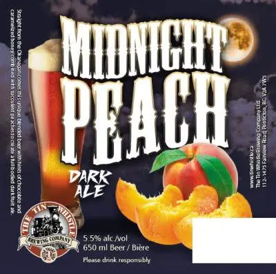 Tin Whistle Brewing Company Midnight Peach Dark Ale