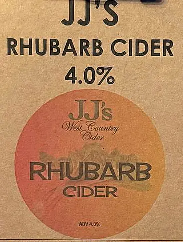 JJ's Cider Rhubarb Cider