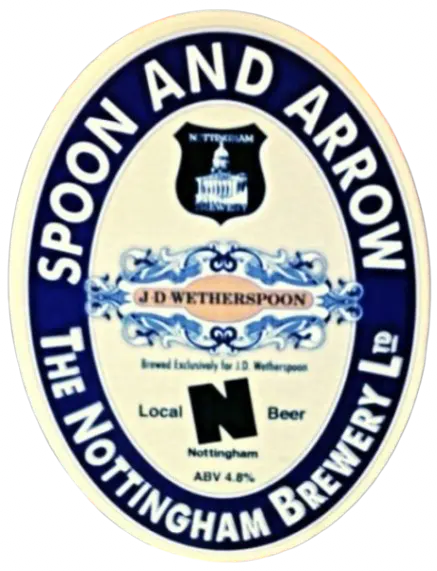 Nottingham Brewery Spoon And Arrow