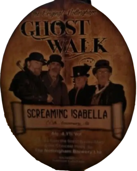 Nottingham Brewery Ghost Walk Screaming Isabella