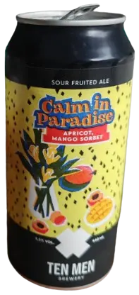 Ten Men Brewery Calm In Paradise: Apricot Mango Sorbet