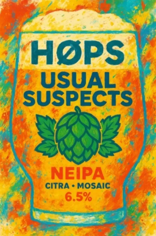 Tørst Mikrobryggeri Høps Usual Suspects