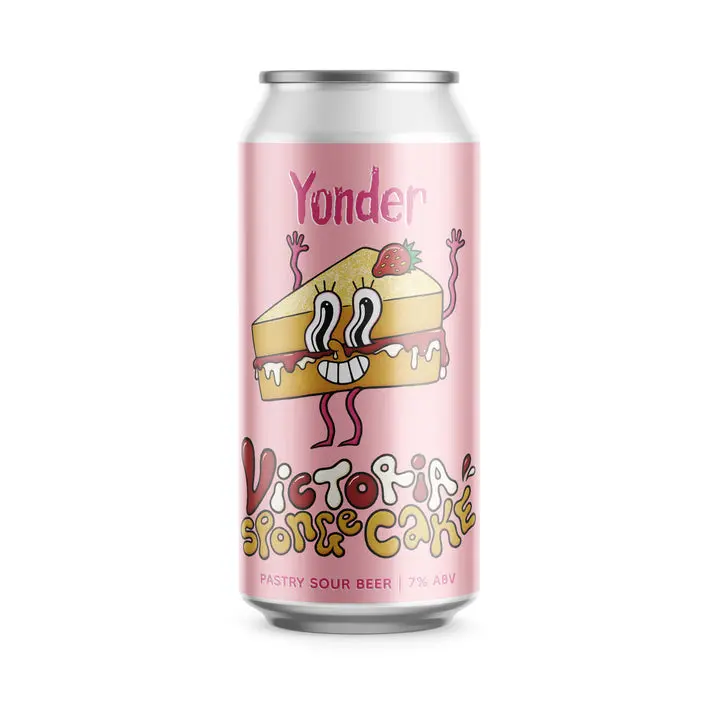 Yonder Brewing and Blending Victoria Sponge Cake