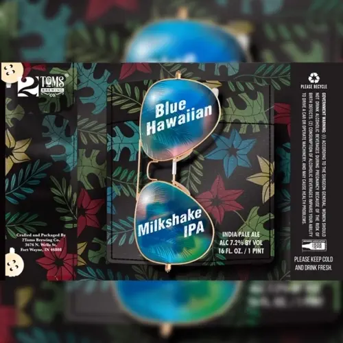 2Toms Brewing Company Blue Hawaiian