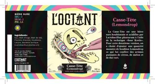 L'Octant - Microbrasserie Casse-Tête Lemondrop