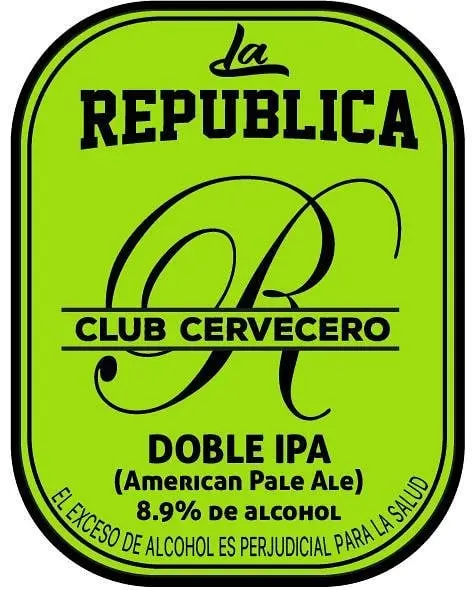 La República Club Cervecero Doble IPA