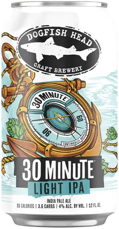 Dogfish Head Craft Brewery 30 Minute Light IPA