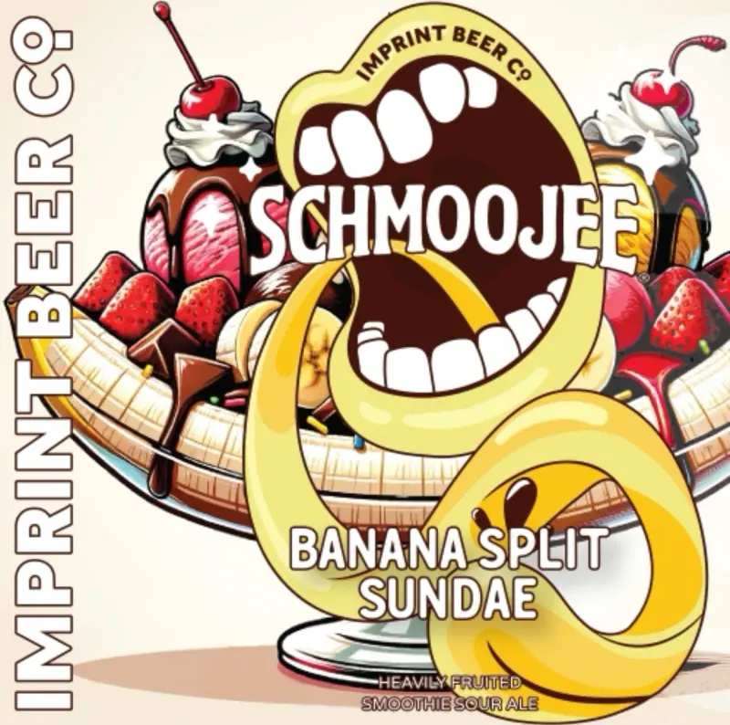 Imprint Beer Company Schmoojee Banana Split Sundae