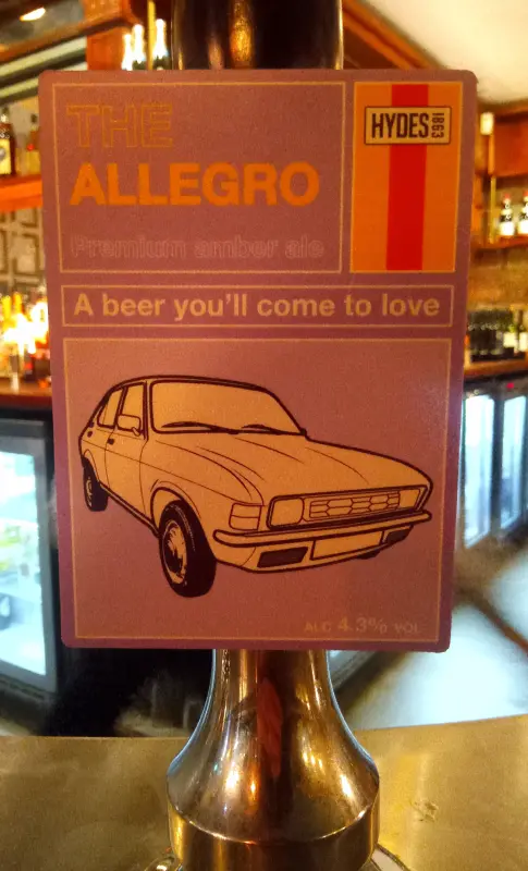 Hydes Brewery The Allegro