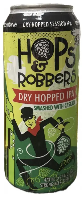 Double Trouble Brewing Co. Hops & Robbers Dry Hoped IPA (Smashed with Cascade)
