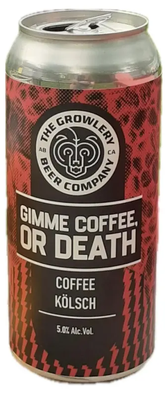 The Growlery Beer Co. Gimme Coffee, Or Death
