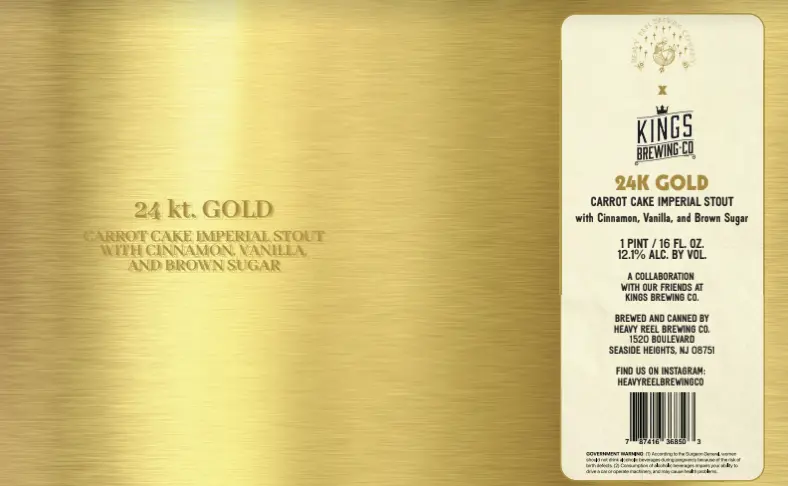 Heavy Reel Brewing Company 24 kt Gold