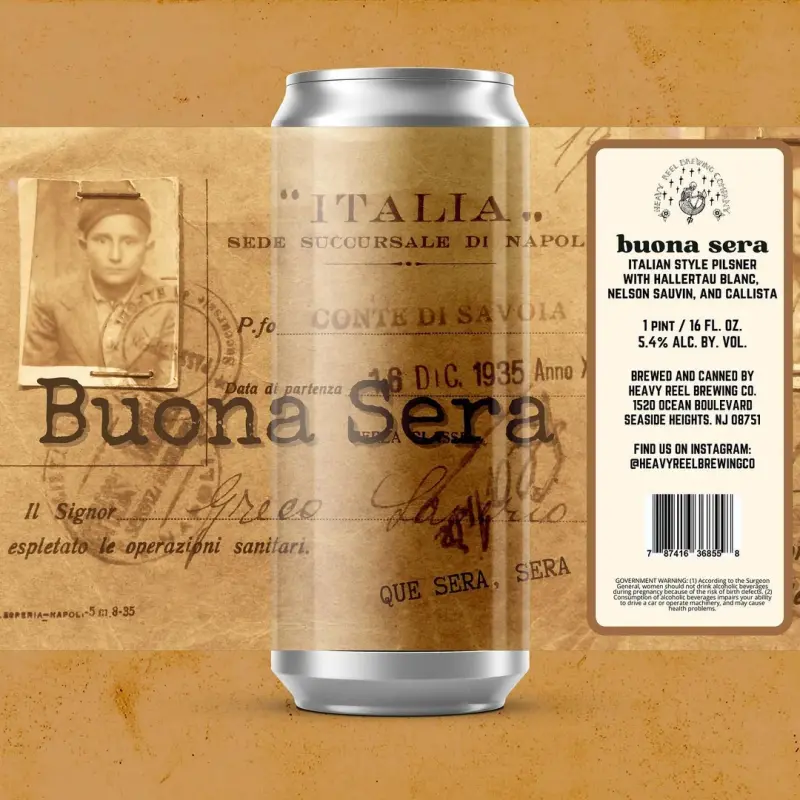 Heavy Reel Brewing Company Buona Sera