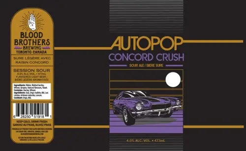 Blood Brothers Brewing Autopop - Concord Crush