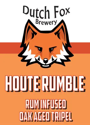 Dutch Fox Brewery Houte Rumble (Rum Infused Oak Aged)
